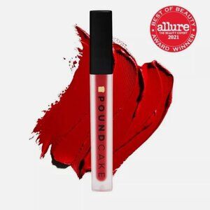POUND CAKE Semi-Matte Liquid Lipstick in Red Velvet, NWT